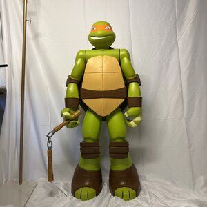 COLOSSAL Teenage Mutant Ninja Turtle TMNT Michaelangelo Figure 48” Jakks Pacific